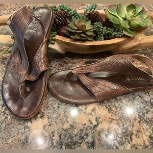Bed Stu Ankle Wrap Sandals